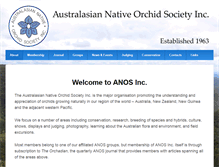 Tablet Screenshot of anos.org.au